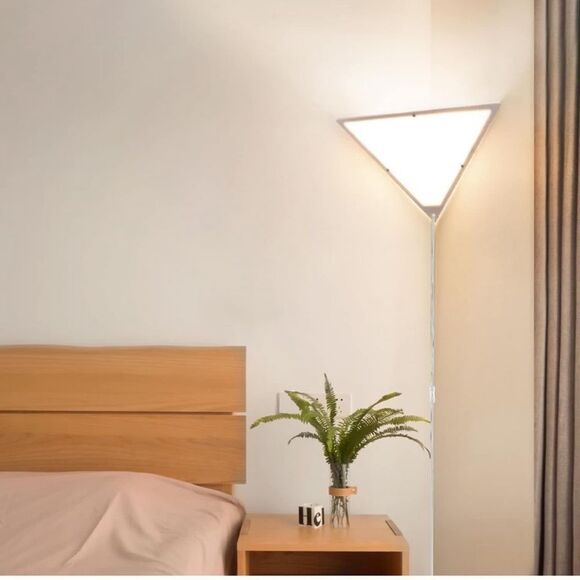 Set of two space saver triangle corner lights.  New in box - Picture 4 of 13